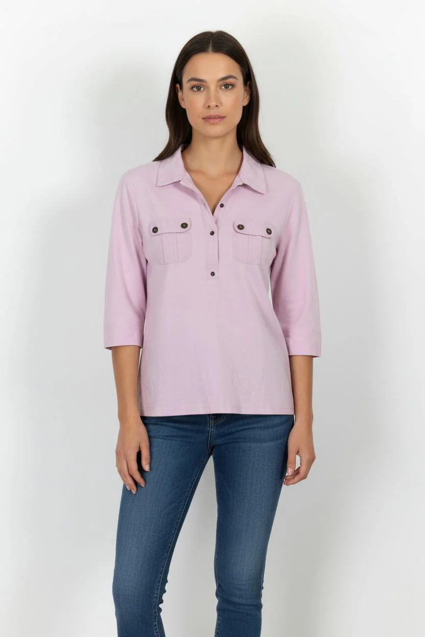 Chemise Polo Rose - Taille XXXL/46