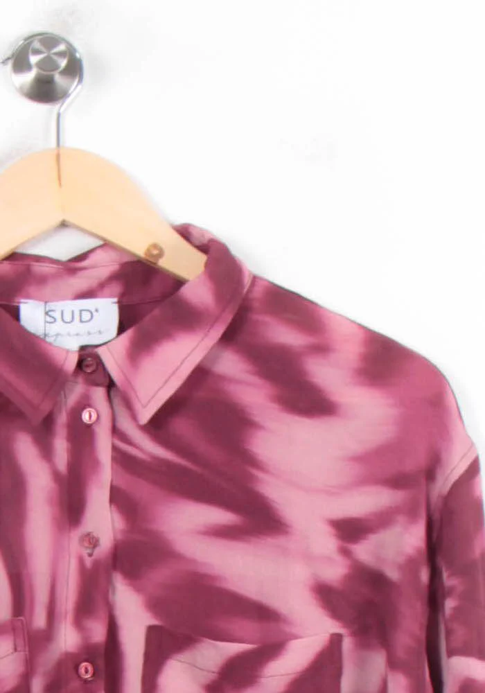 Chemise Rose et Bordeaux - Taille L/40 - Image 3