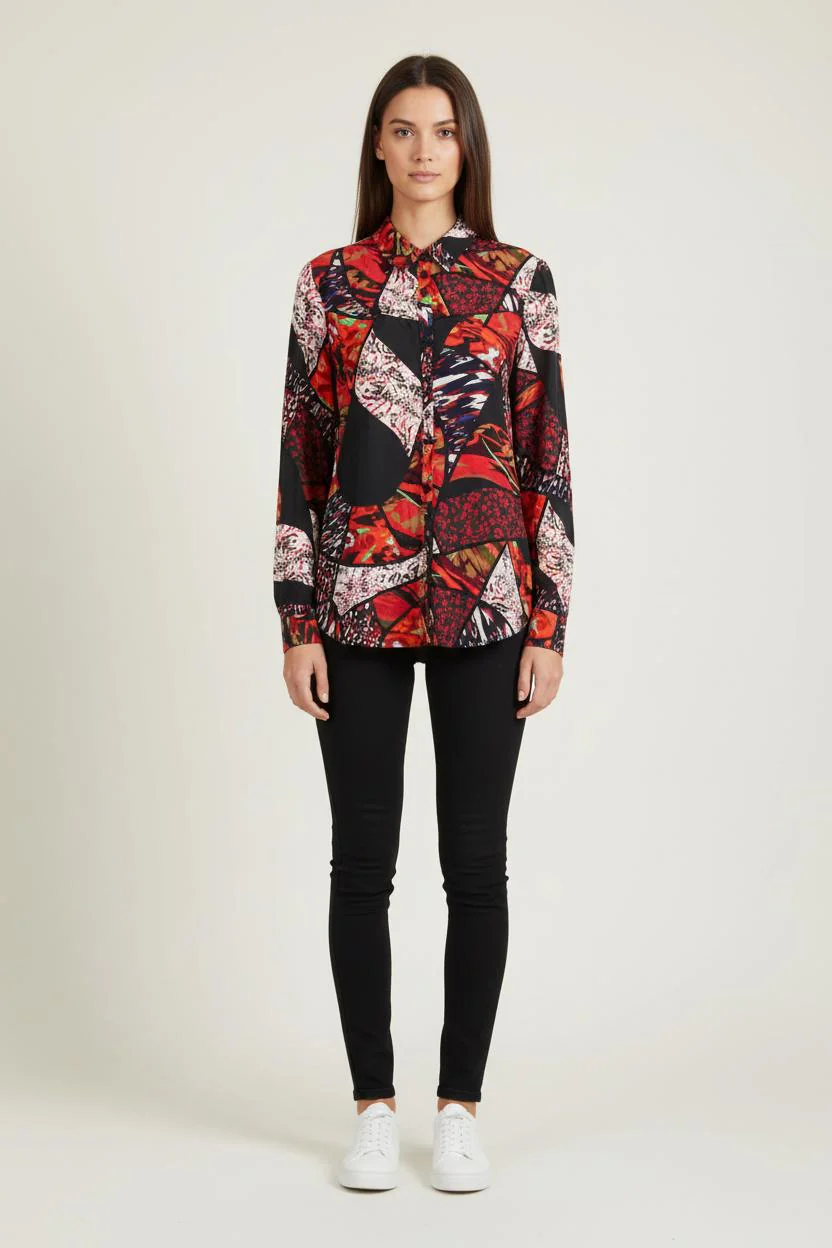Chemise Rouge et Noire - Taille M/38