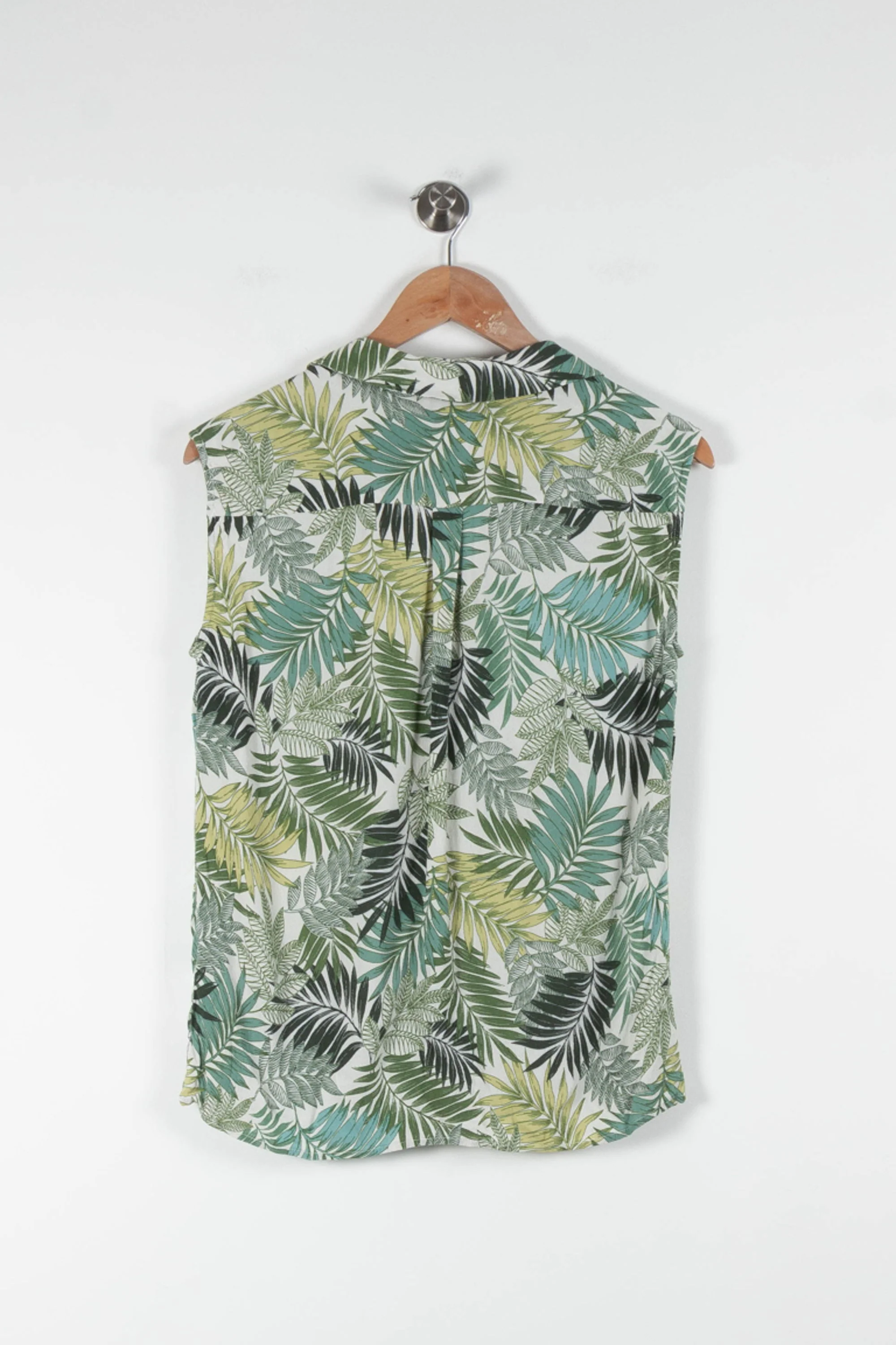 Chemise Sans Manches Verte et Jaune - Taille L/40 - Image 4