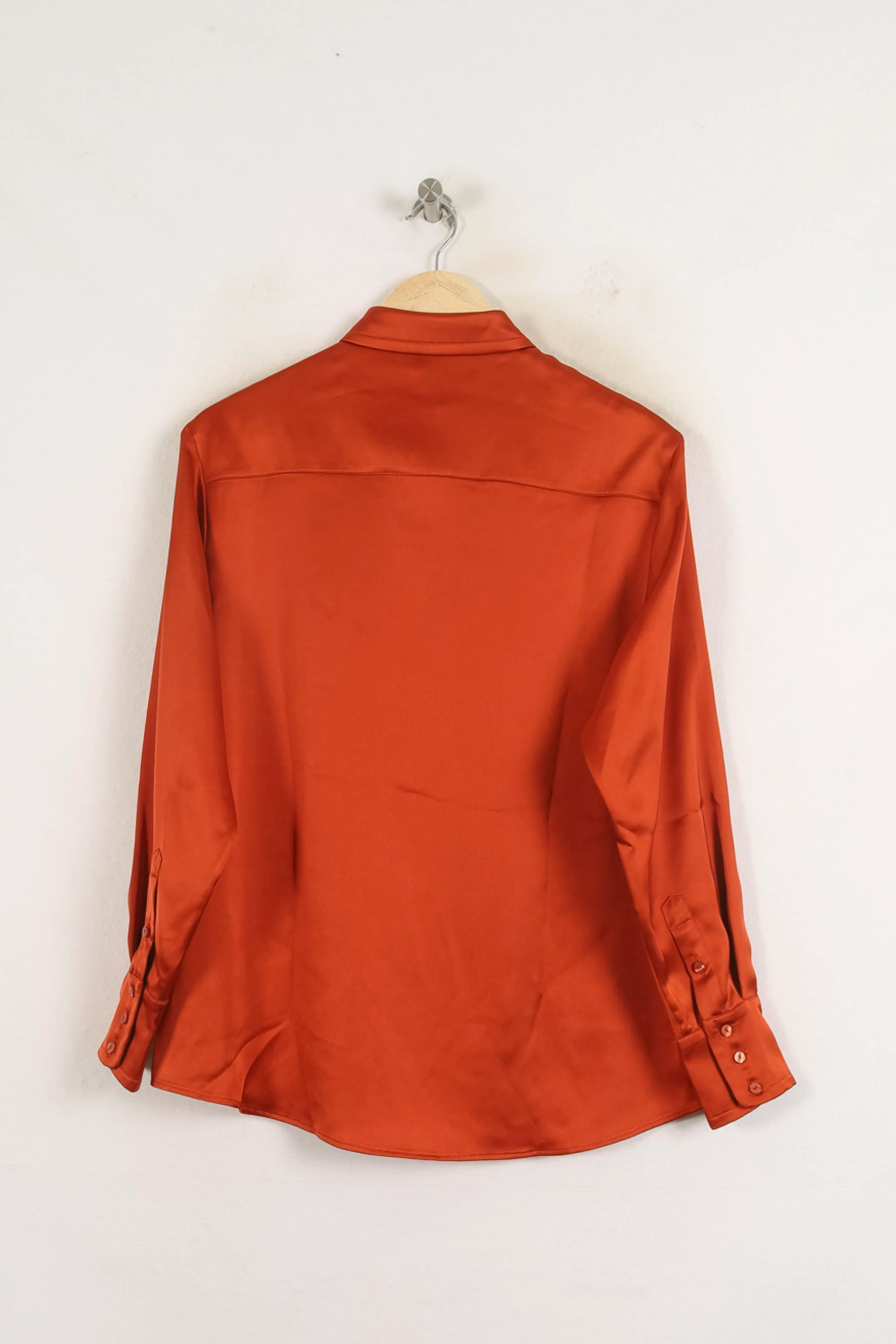Chemise Satinée Bordeaux - Taille XL/42 - Image 4