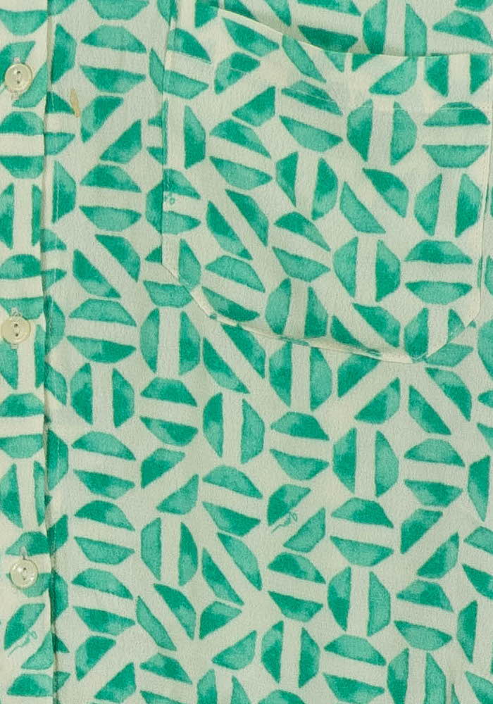 Chemise verte à motifs - Taille S/36 - Image 3