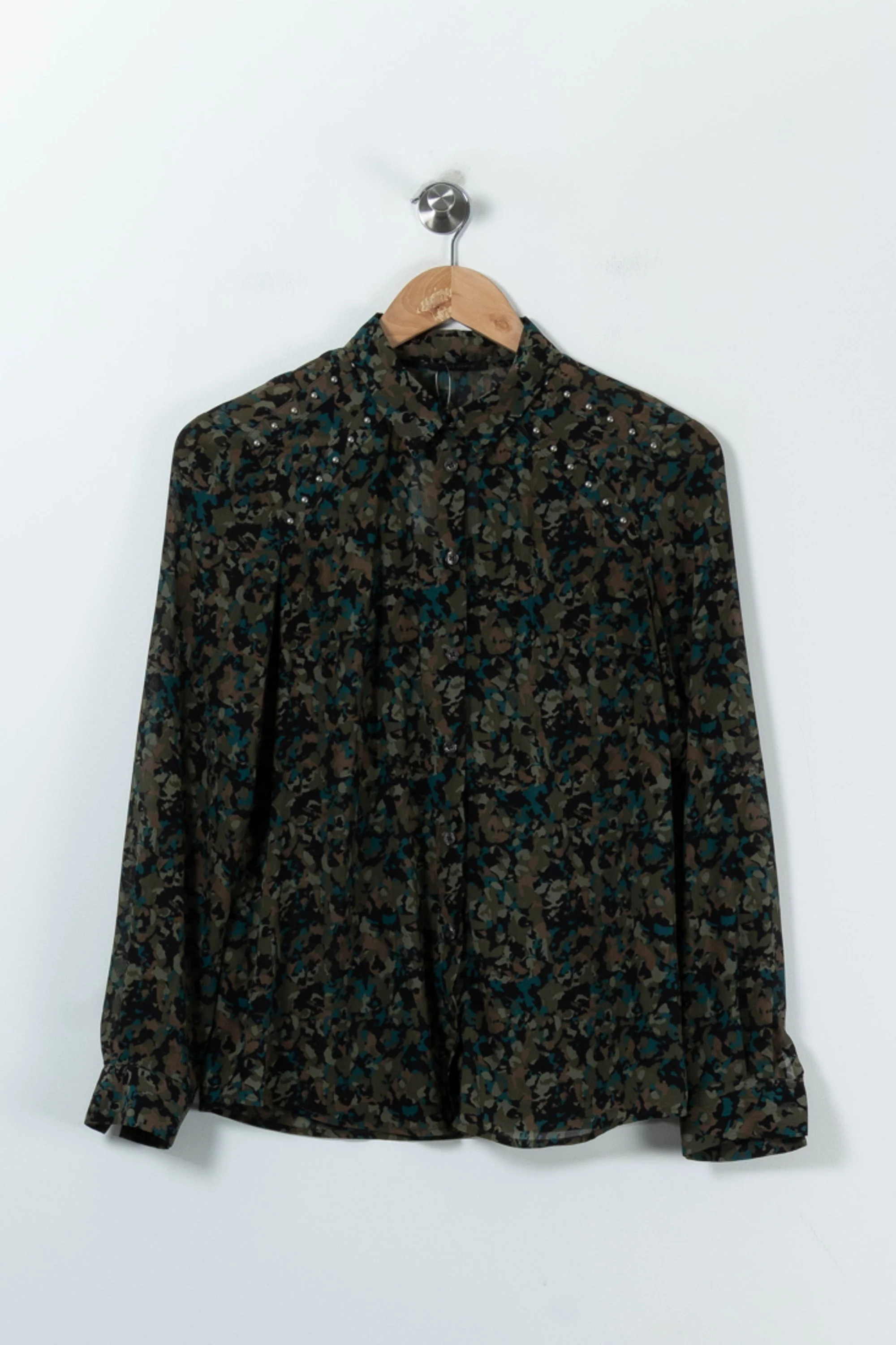 Chemise Verte et Noire - Taille S/36 - Image 2