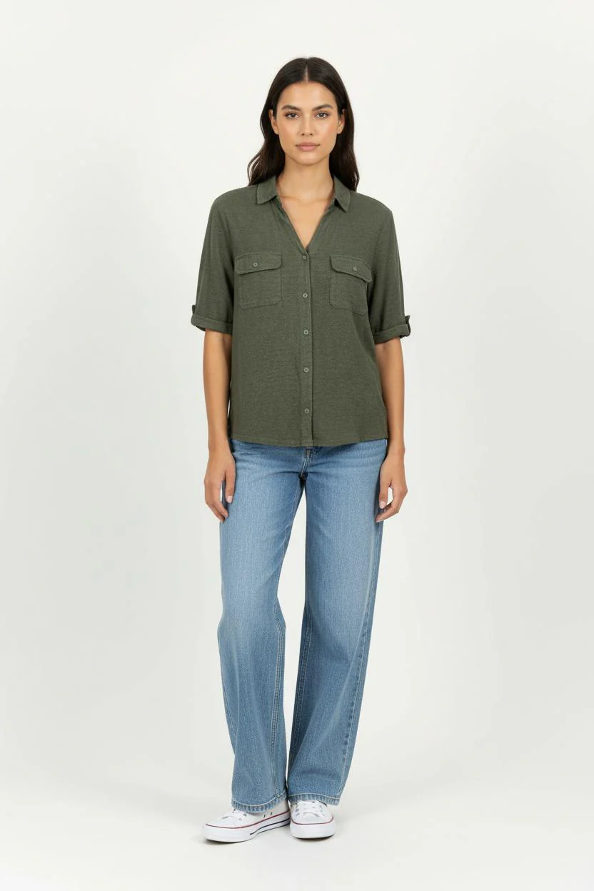 Chemise Verte - Taille S/36