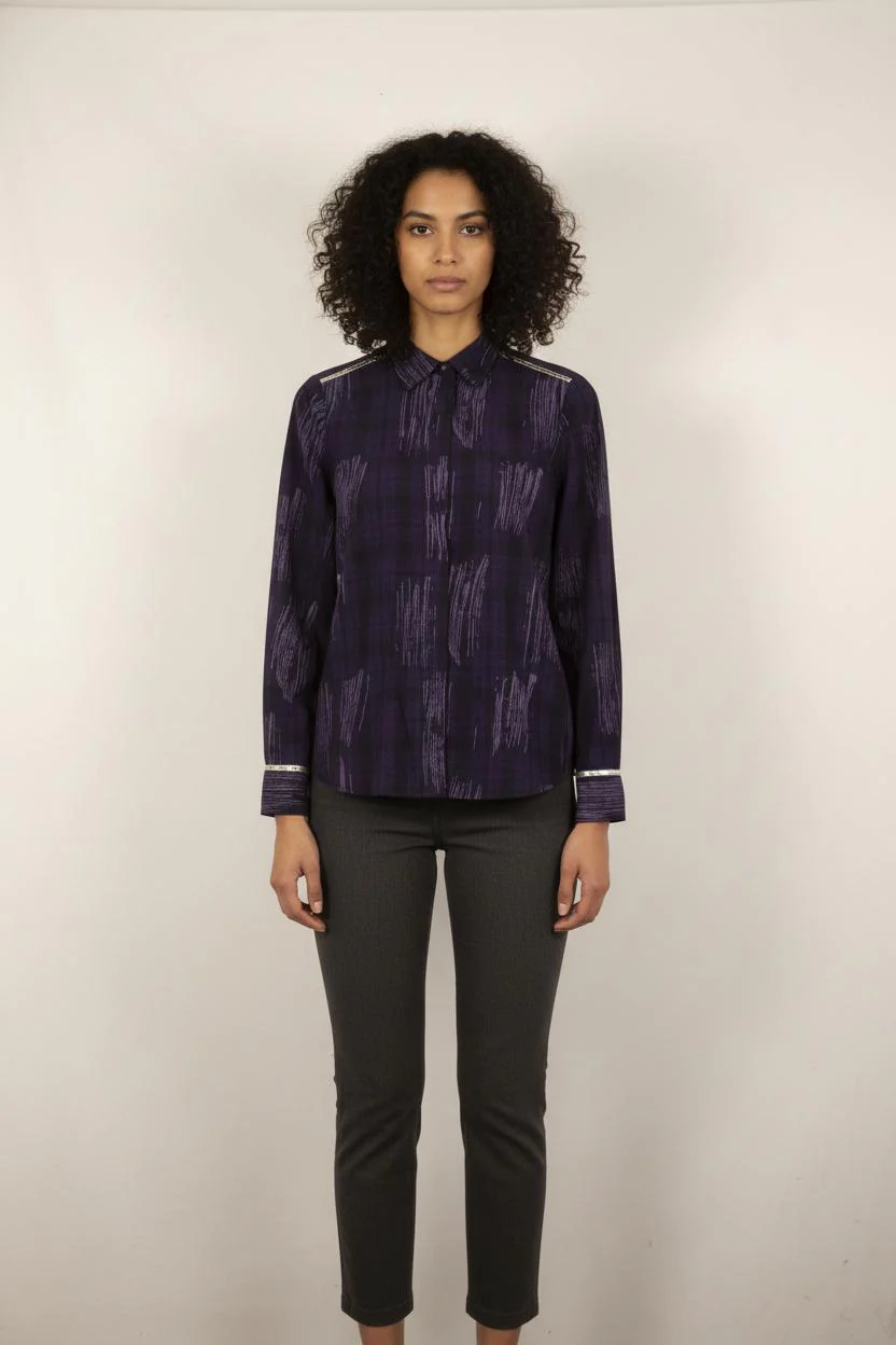 Chemise Violette - Taille S/36