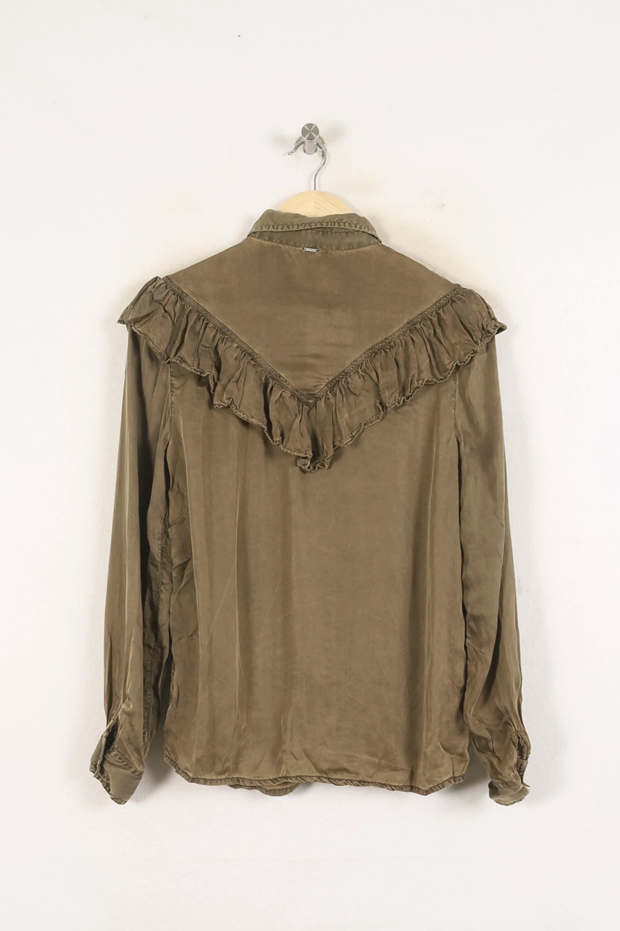 Chemise Volantée Verte - Taille XS/34 - Image 4