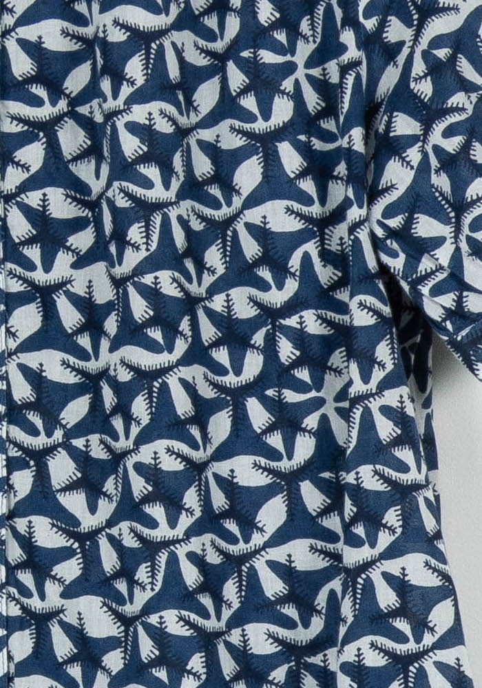 Chemisette Bleue et Blanche - Taille S/36 - Image 3
