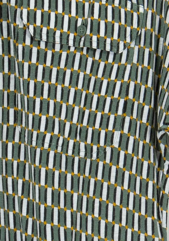 Chemisette Verte et Blanche - Taille M/38 - Image 3