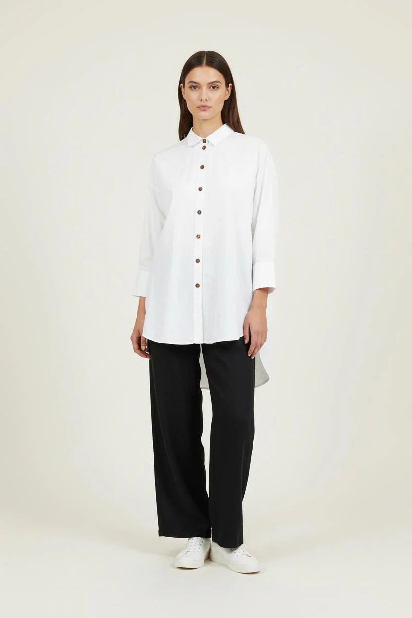 Chemisier Blanc - Taille XL/42