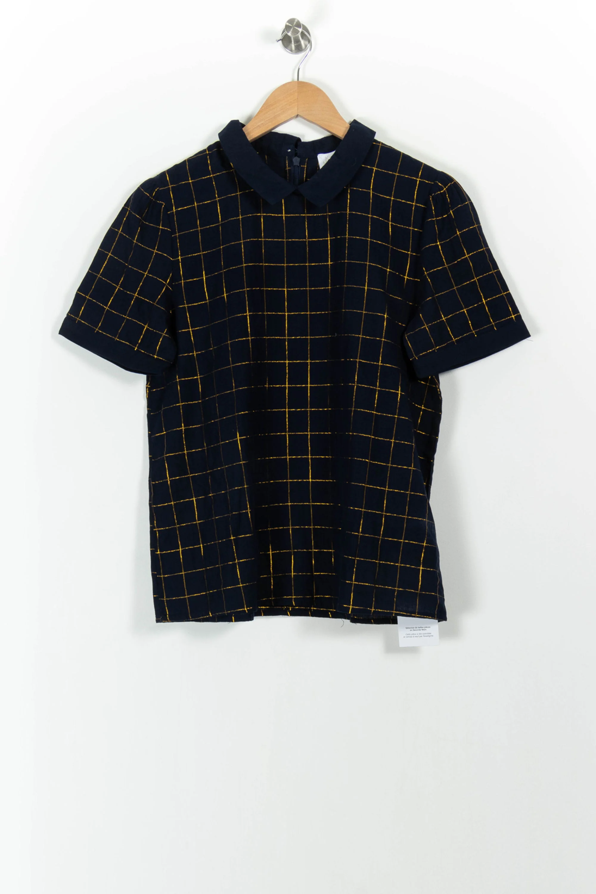 Chemisier Bleu et Jaune - Taille M/38 - Image 2
