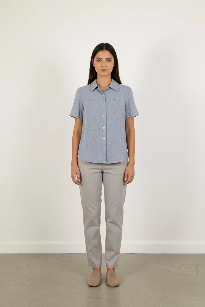 Chemisier Bleu - Taille S/36