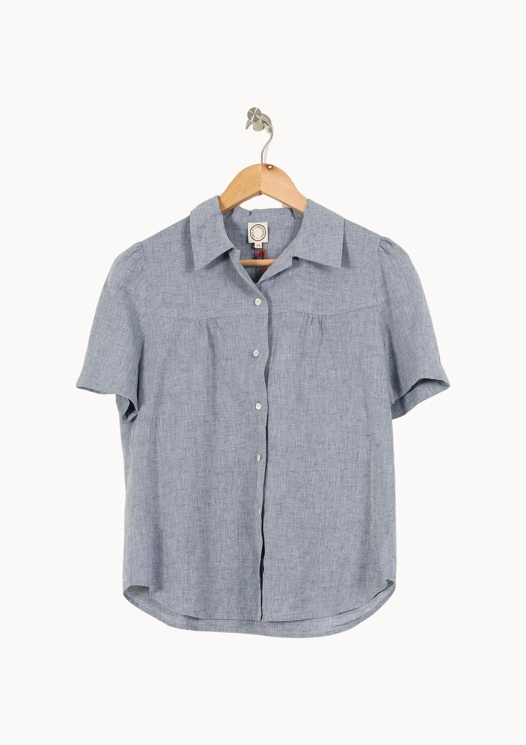 Chemisier Bleu - Taille S/36 - Image 2