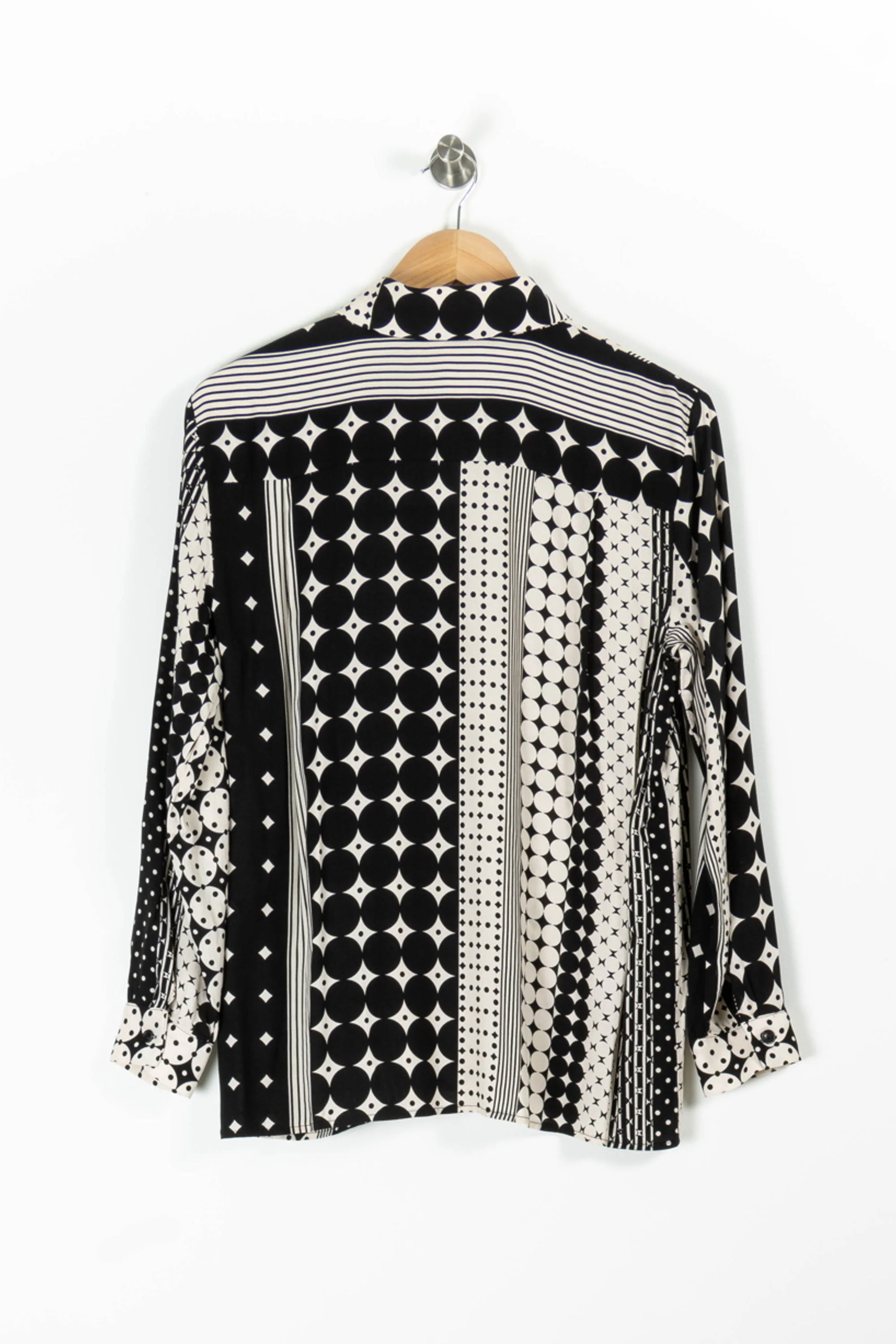 Chemisier Noir et Blanc - Taille M/38 - Image 4