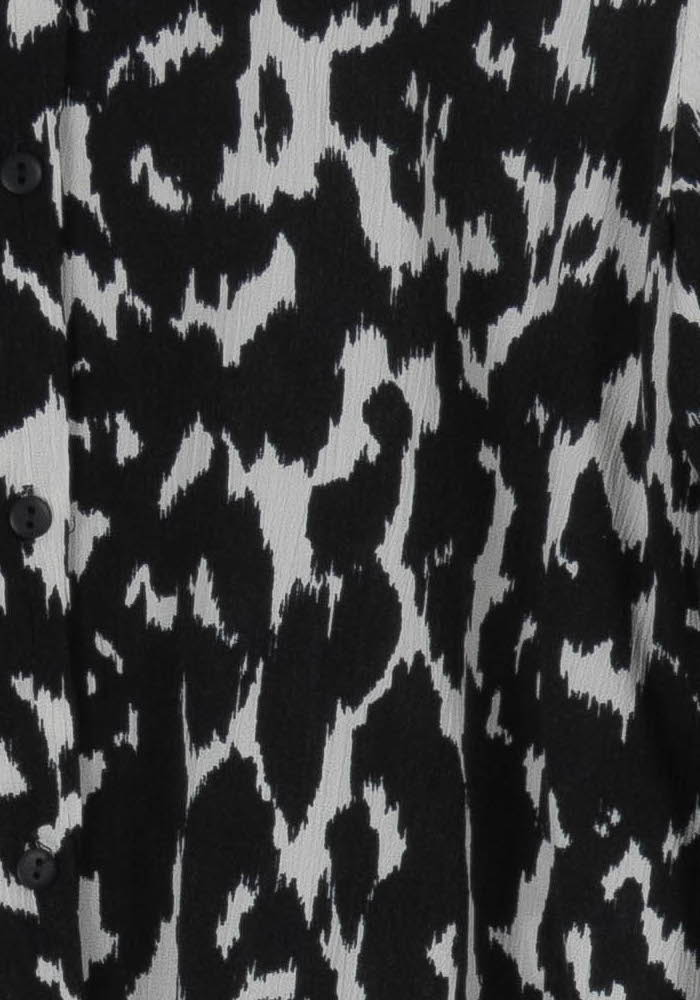 Chemisier Noir et Blanc - Taille S/36 - Image 3