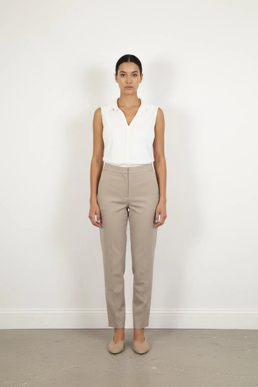 Chemisier Sans Manches Blanc - Taille S/36
