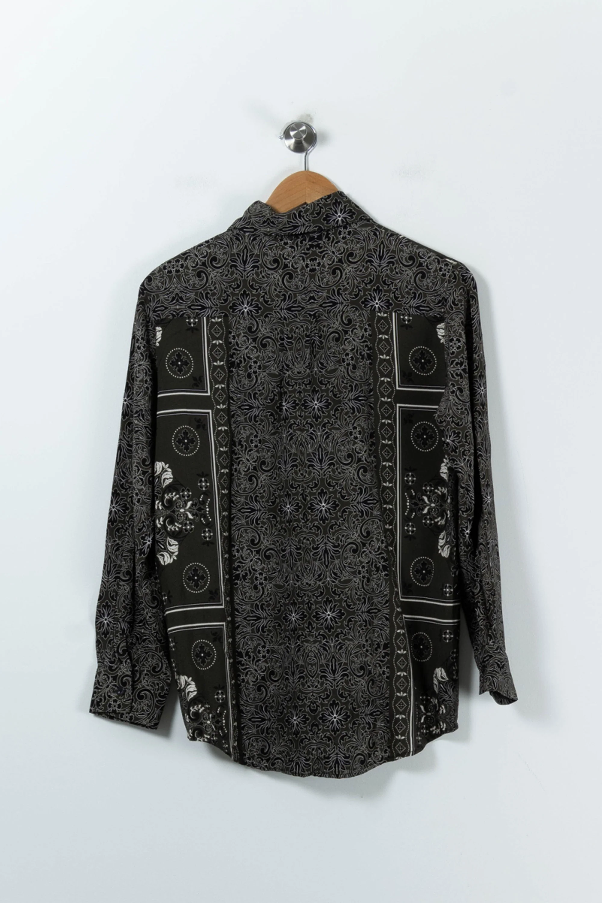 Chemisier Vert et Noir - Taille M/38 - Image 4