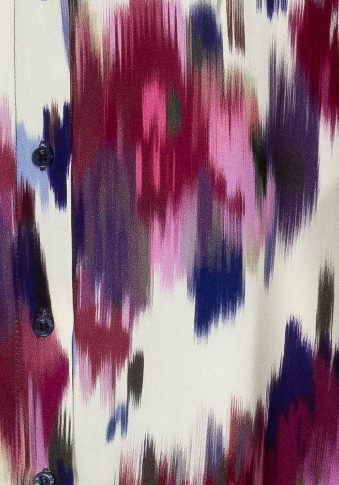 Chemisier Violet et Blanc - Taille XL/42 - Image 3