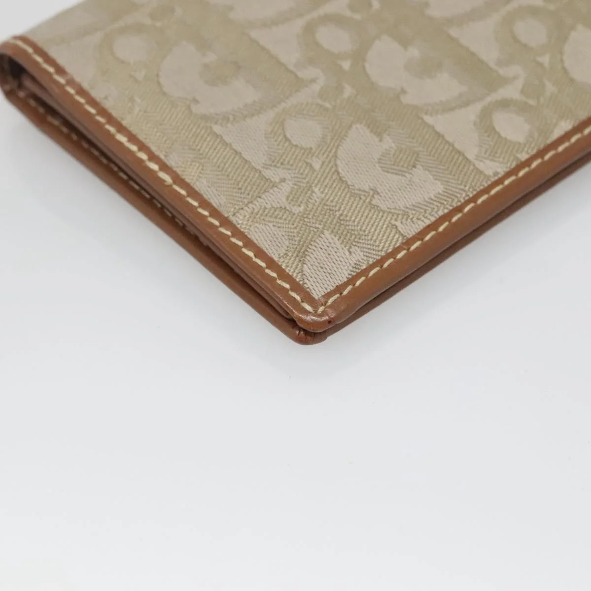 Christian Dior Trotter French Wallet Diorissimo Canvas - Image 9