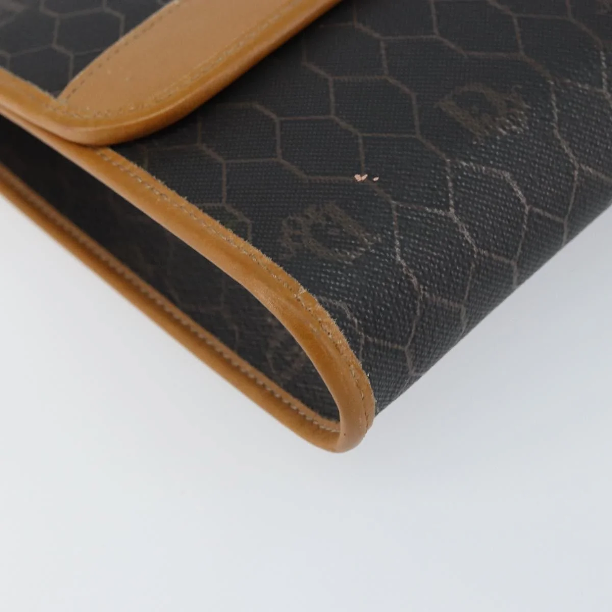 Christian Dior Vintage Honeycomb chain Canvas - Image 8