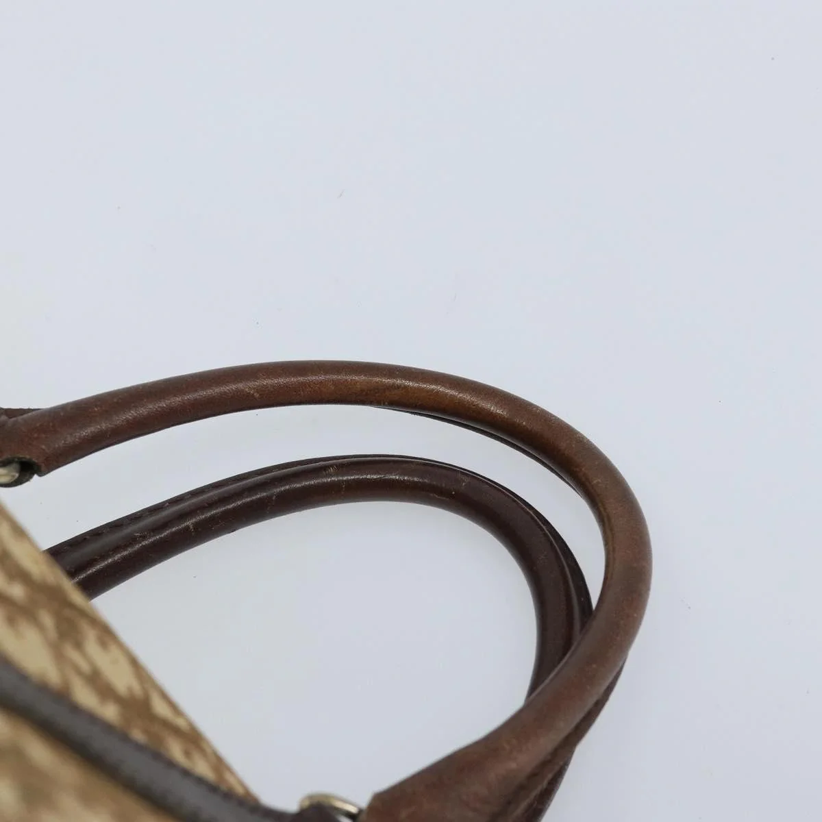 Christian Dior Vintage Trotter Boston Bag Diorissimo Canvas - Image 8