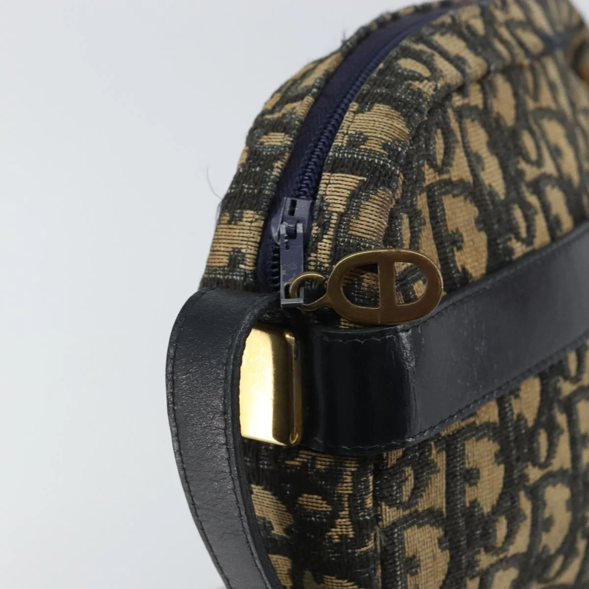 Christian Dior Vintage Trotter Shoulder Bag Canvas - Image 12