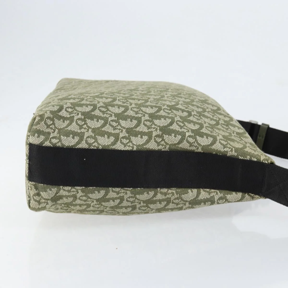 Christian Dior Vintage Trotter Shoulder Bag Canvas - Image 3