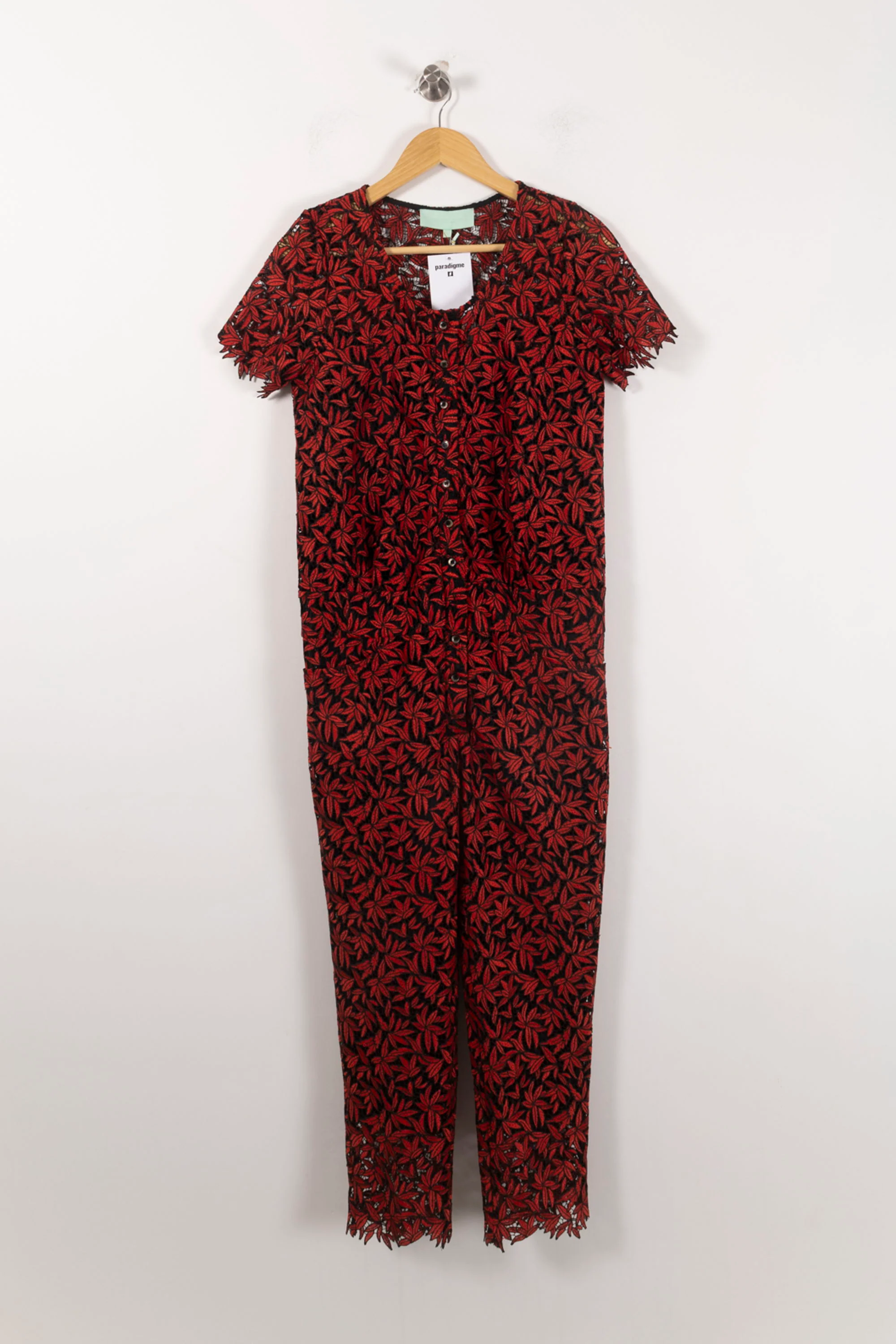 Combinaison Rouge et Noire - Taille XS/34 - Image 2