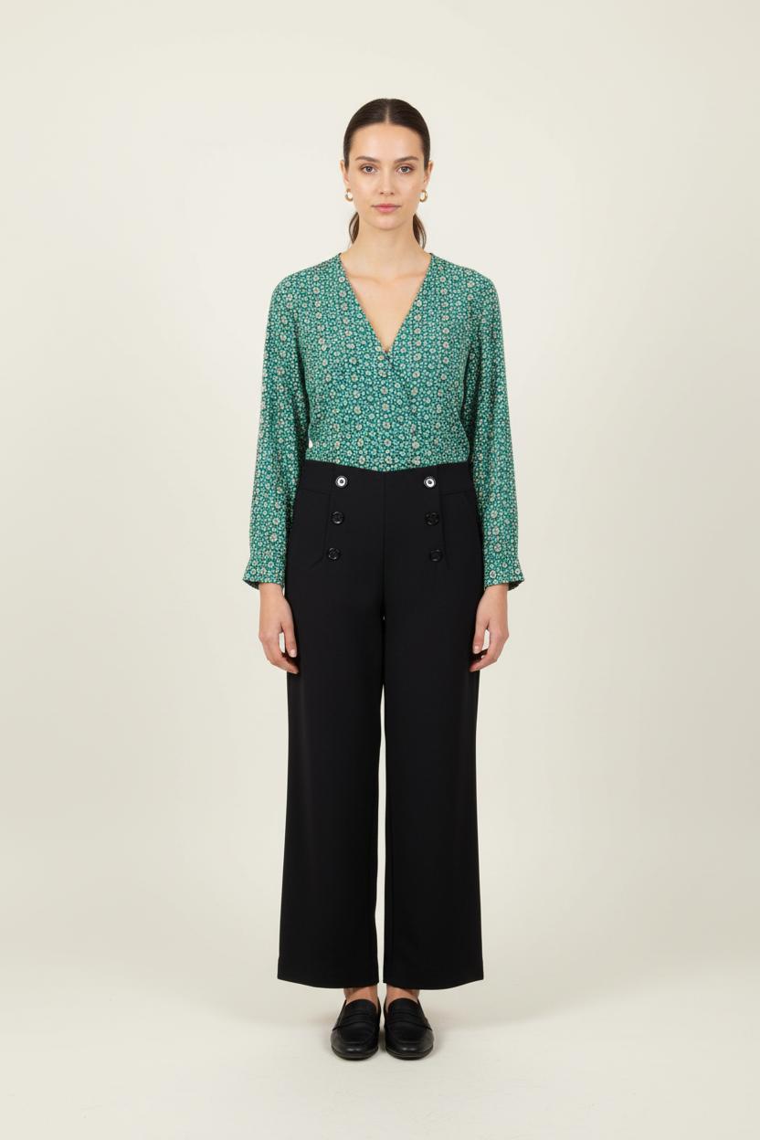 Combinaison Verte et Noire - Taille L/40