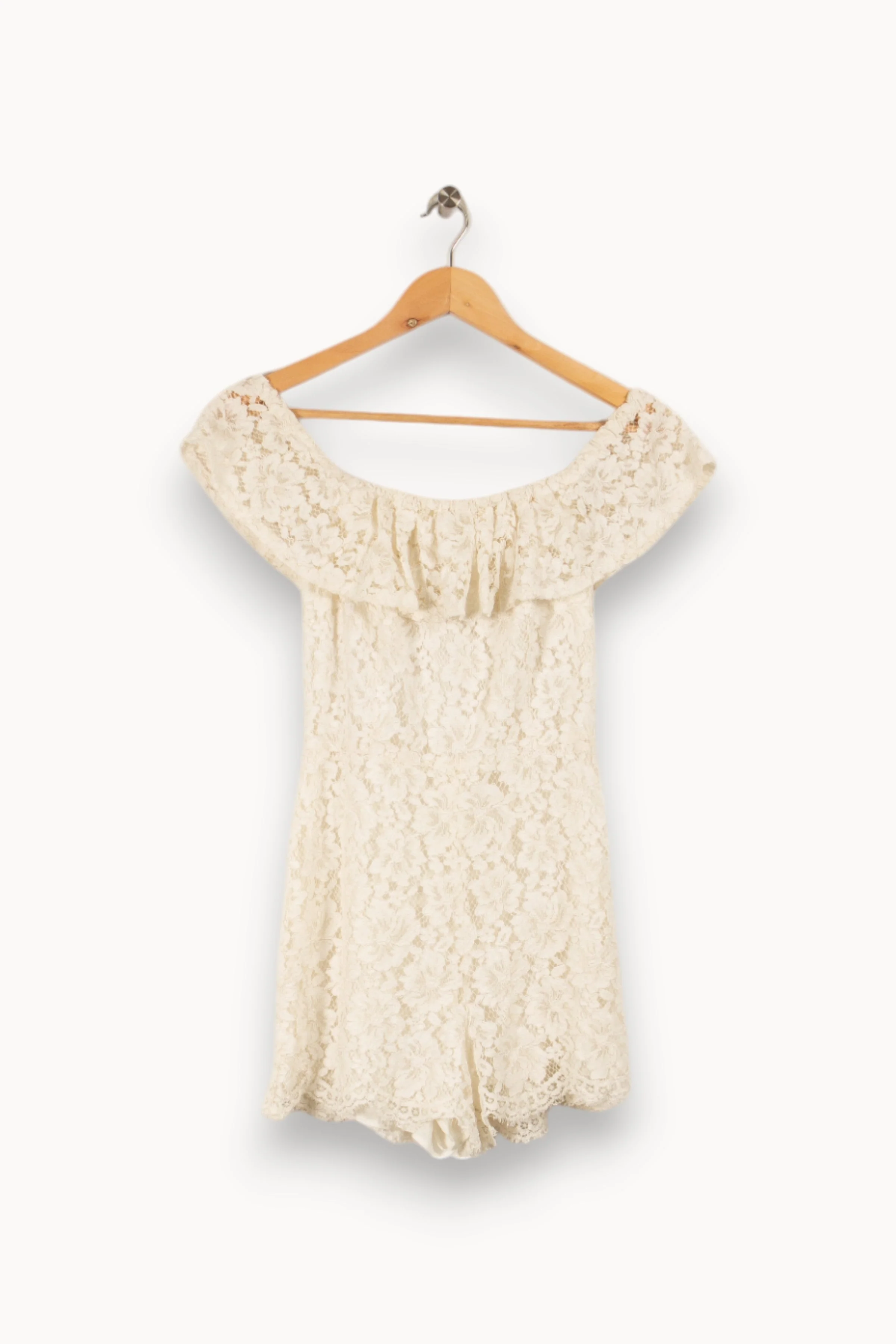 Combishort blanche avec dentelle - Taille S/36 - Image 2