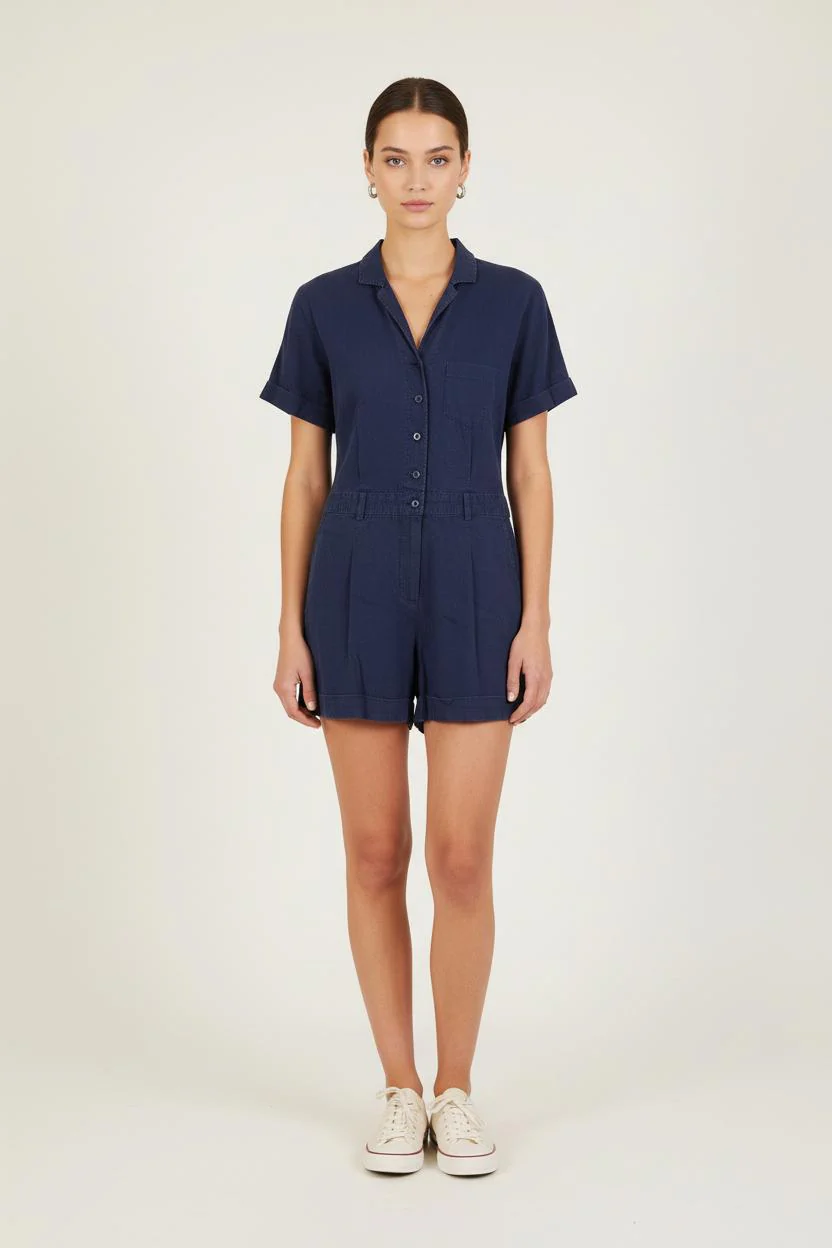 Combishort Bleu - Taille S/36