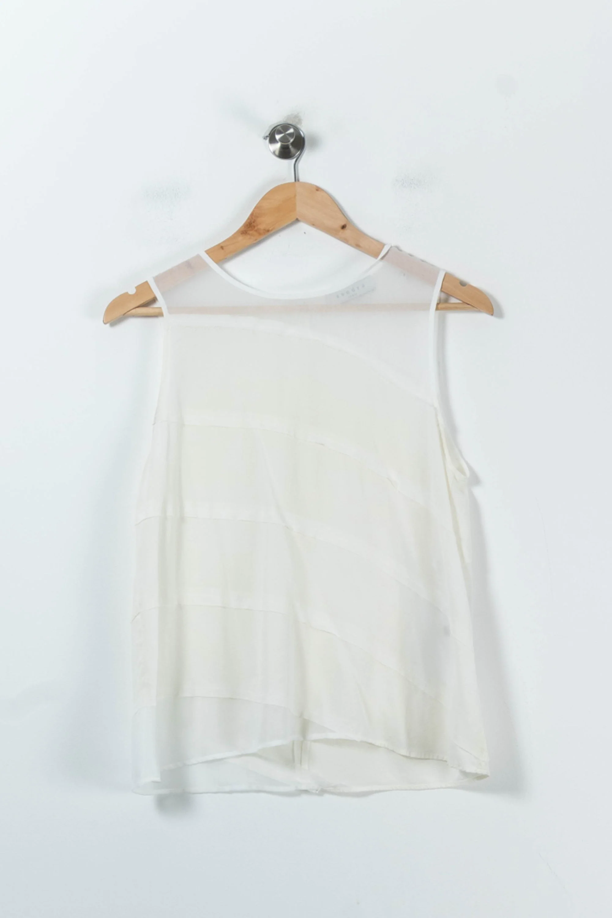 Débardeur Blanc - Taille L/40 - Image 2