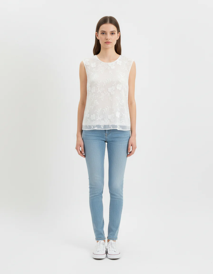 Débardeur Blanc - Taille M/38