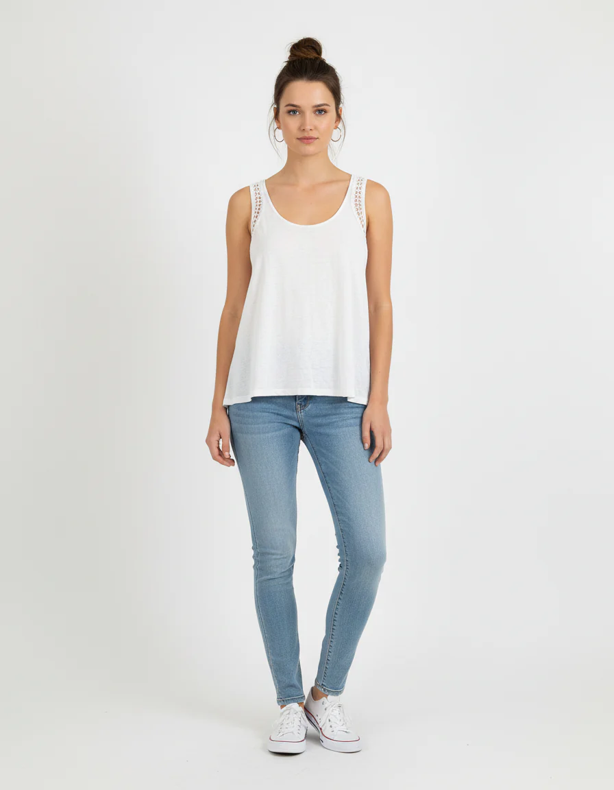 Débardeur Blanc - Taille M/38