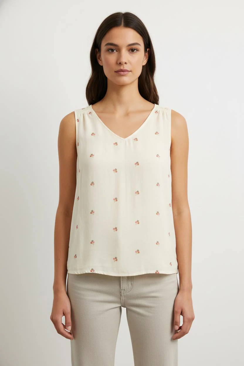 Débardeur Blanc - Taille S/36