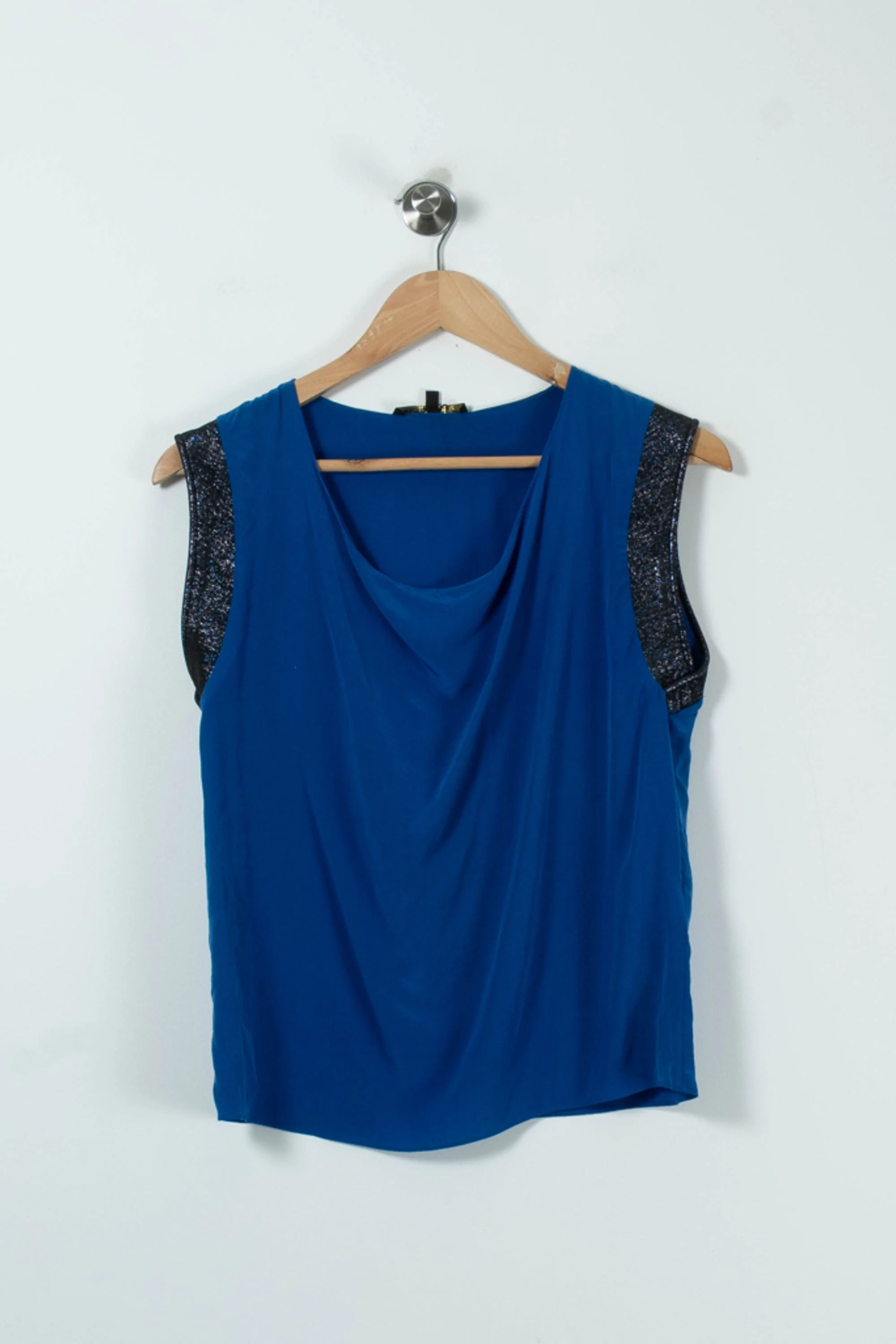 Débardeur Bleu et Noir - Taille S/36 - Image 2