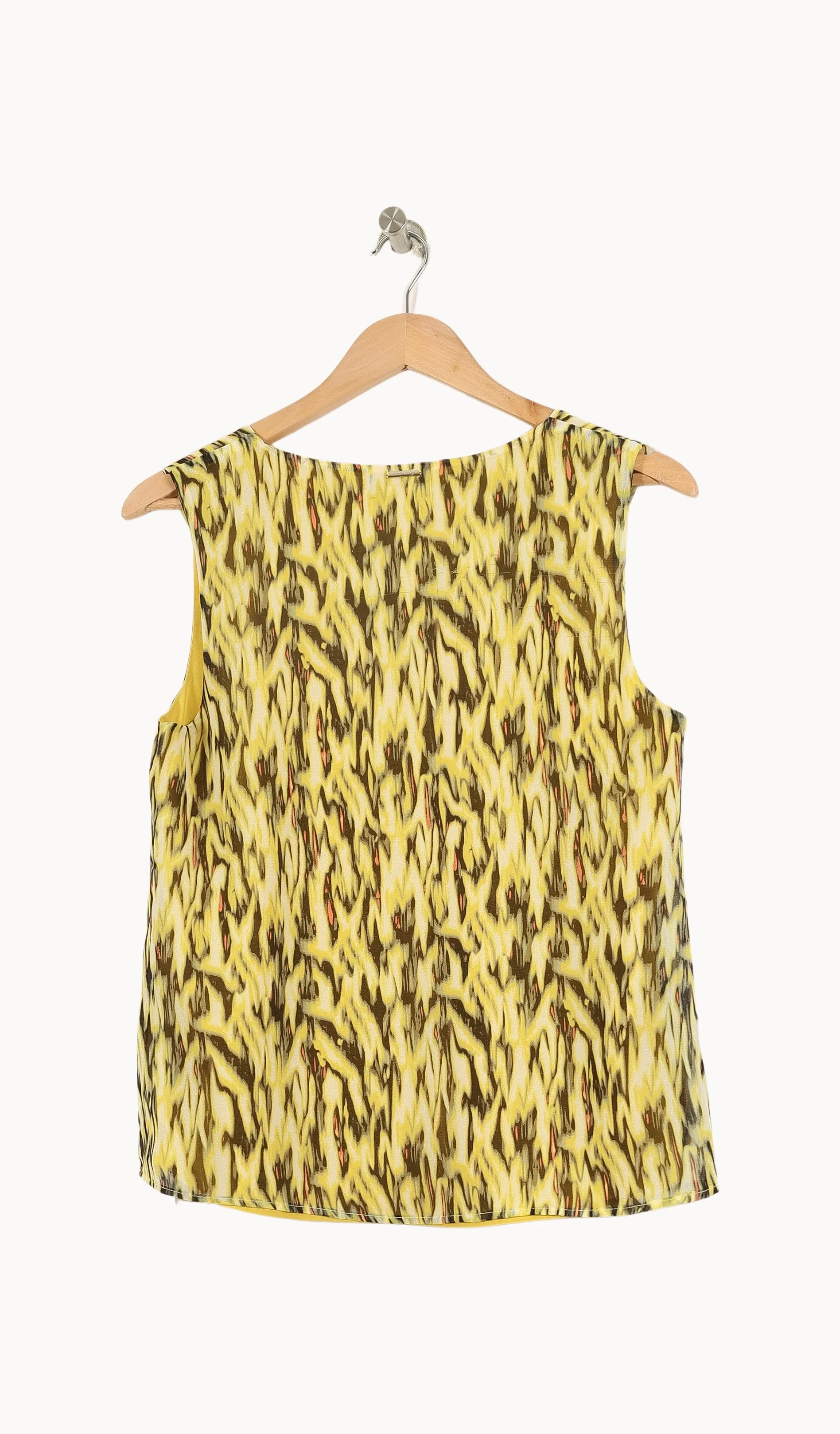 Débardeur Jaune et Marron - Taille L/40 - Image 4