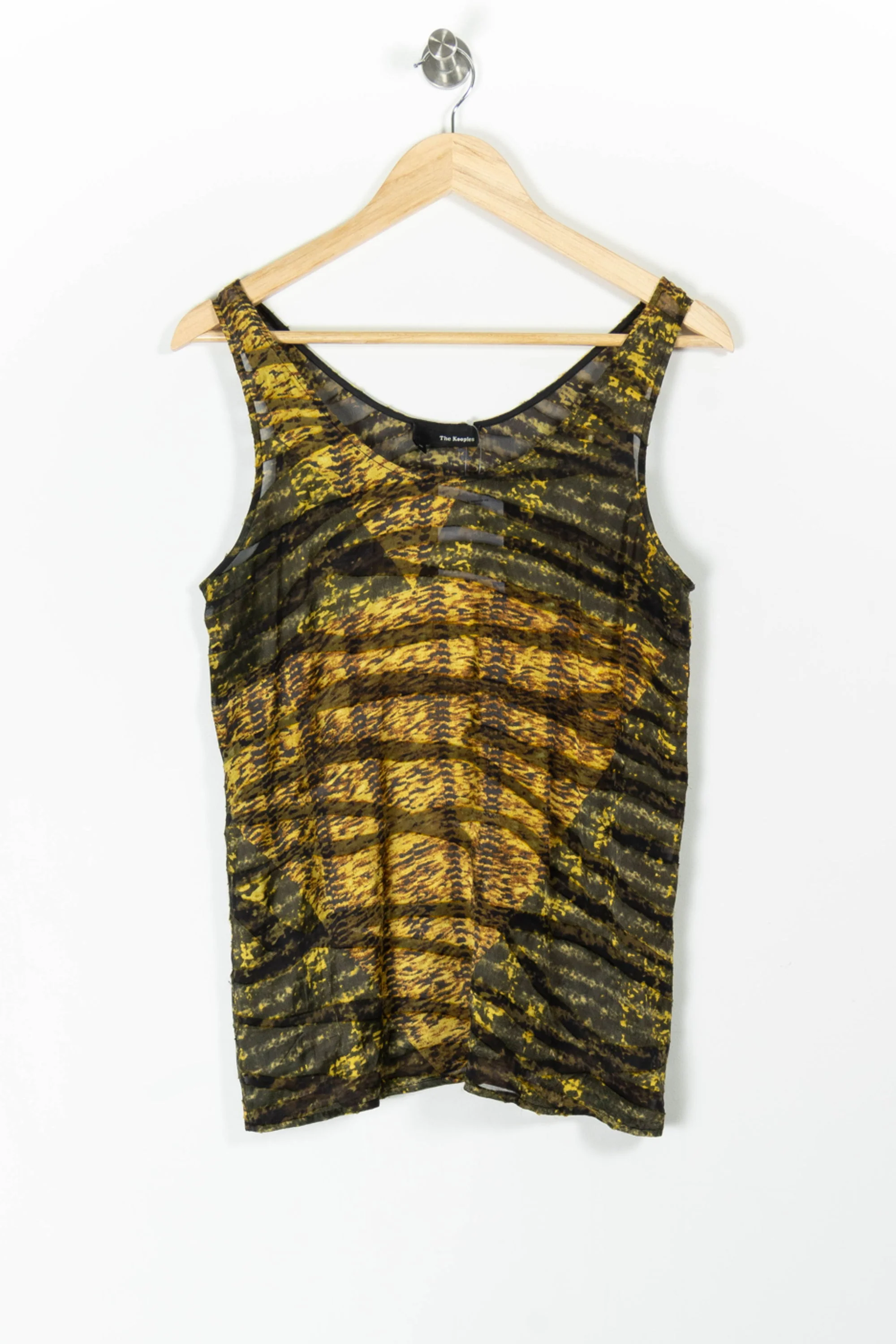 Débardeur Noir et Jaune - Taille M/38 - Image 2