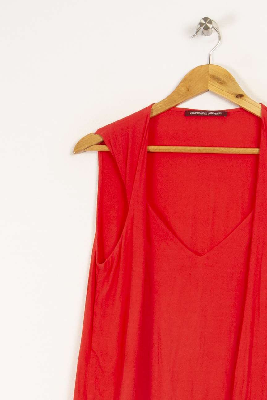 Débardeur rouge, rose - Taille L/40 - Image 3