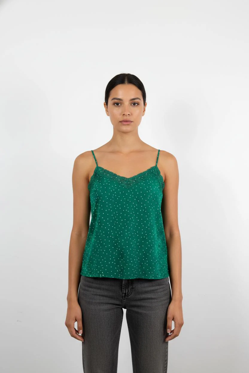 Débardeur Vert et Blanc - Taille M/38