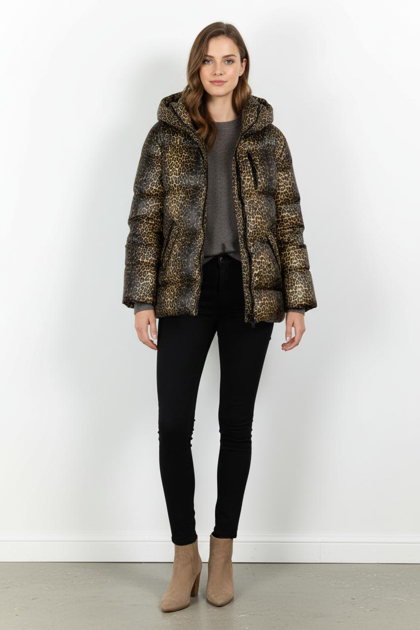 Doudoune Léopard - Taille XS/34