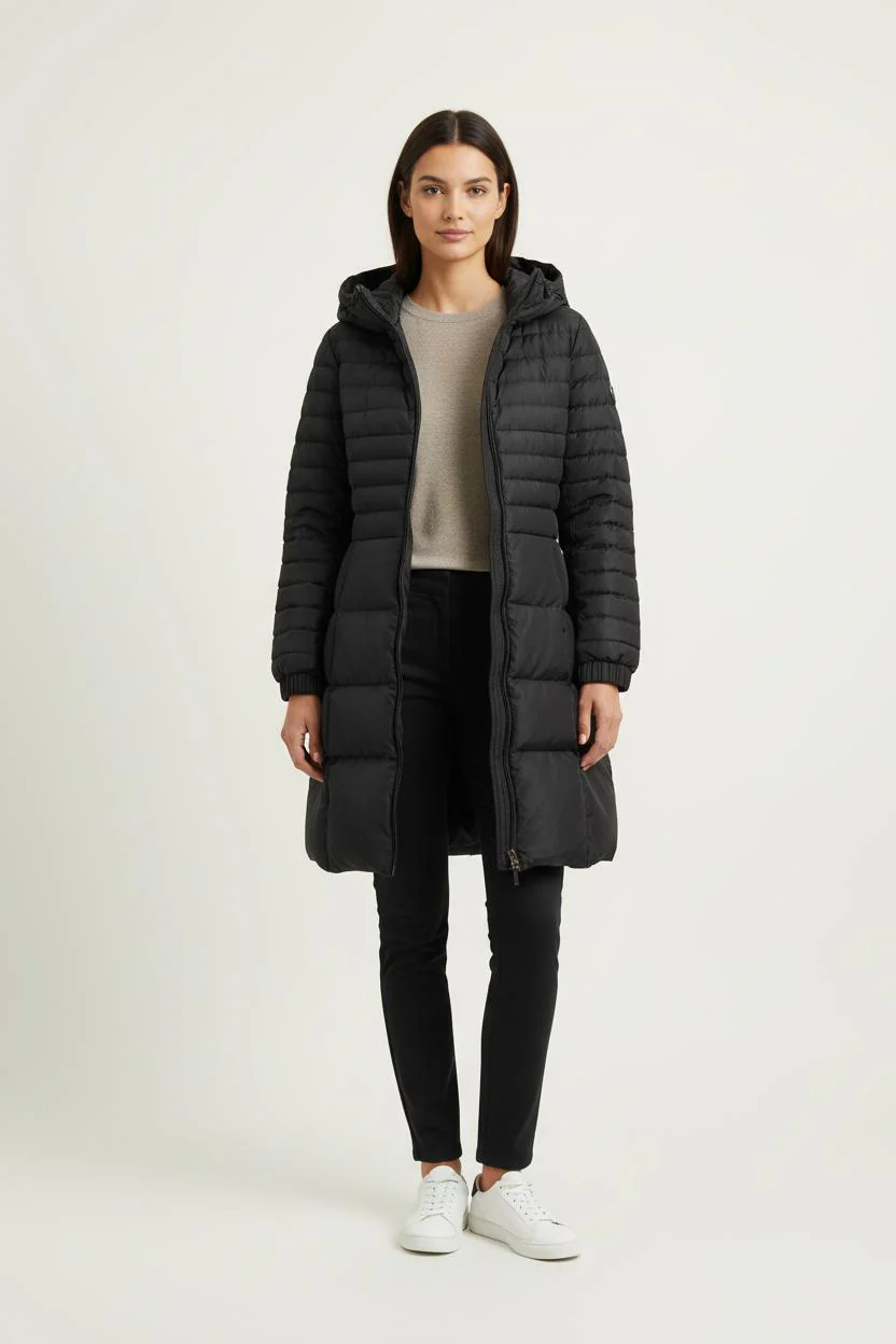 Doudoune Longue Noire - Taille S/36