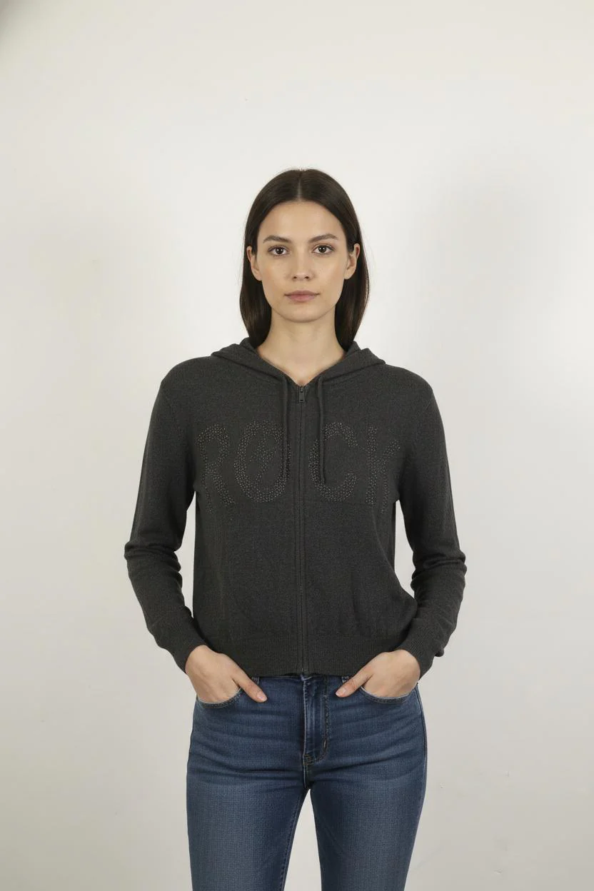 Gilet à Capuche Gris - Taille L/40