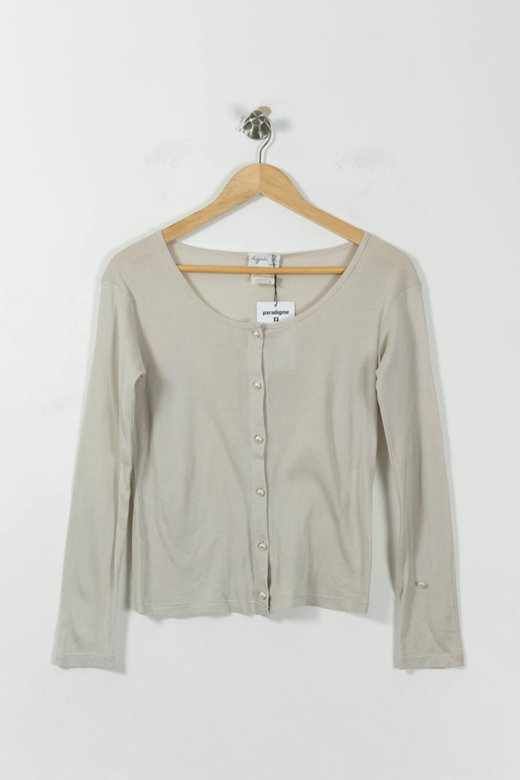 Gilet Beige - Taille M/38 - Image 2