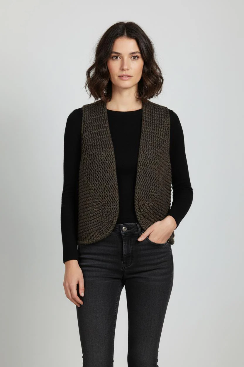 Gilet Marron - Taille M/38