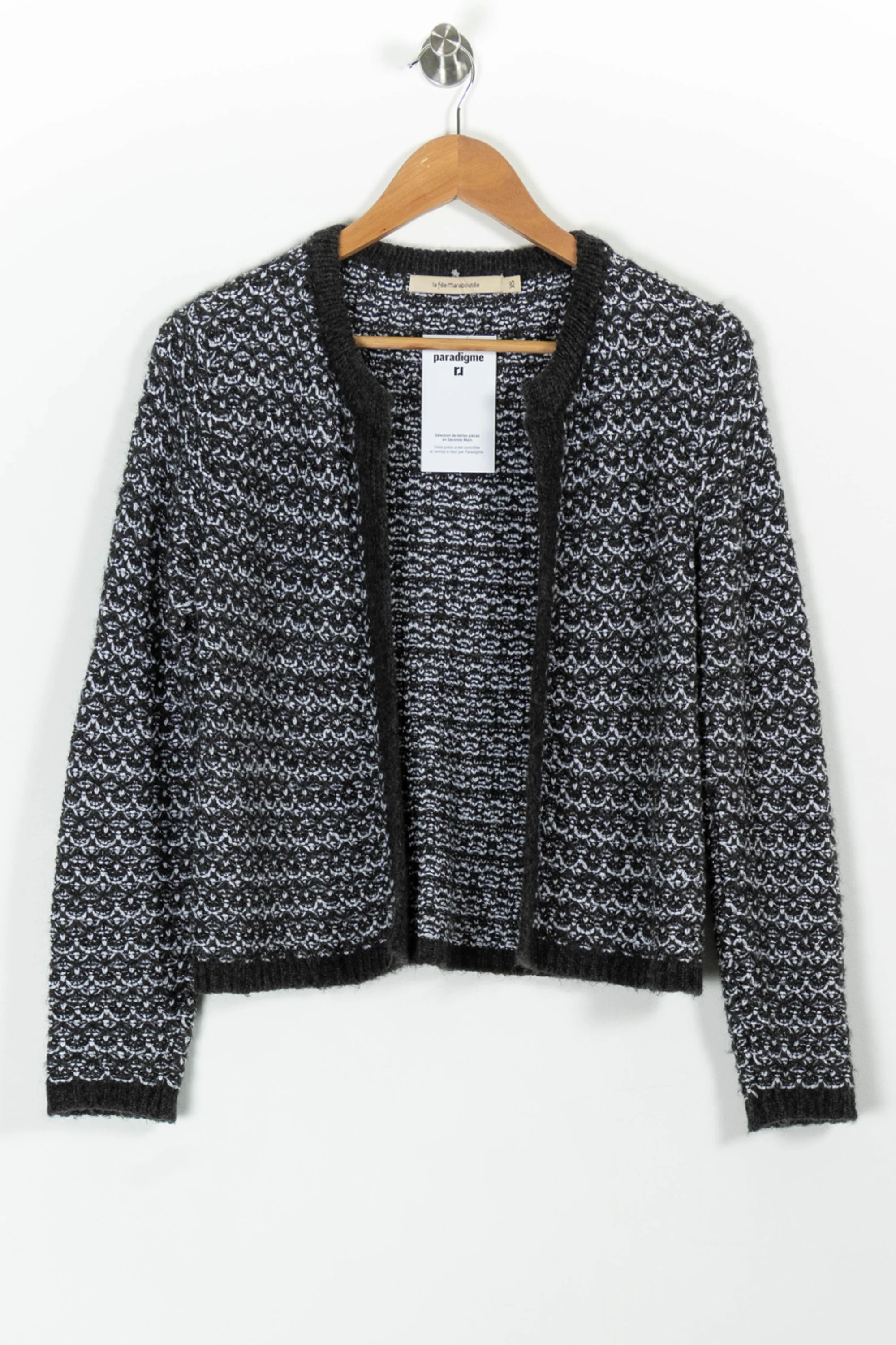 Gilet Noir et Blanc - Taille XS/34 - Image 2