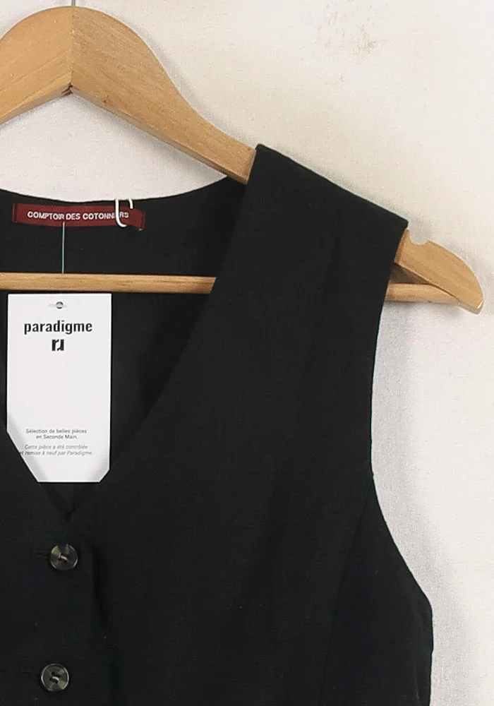 Gilet Noir - Taille XS/34 - Image 3