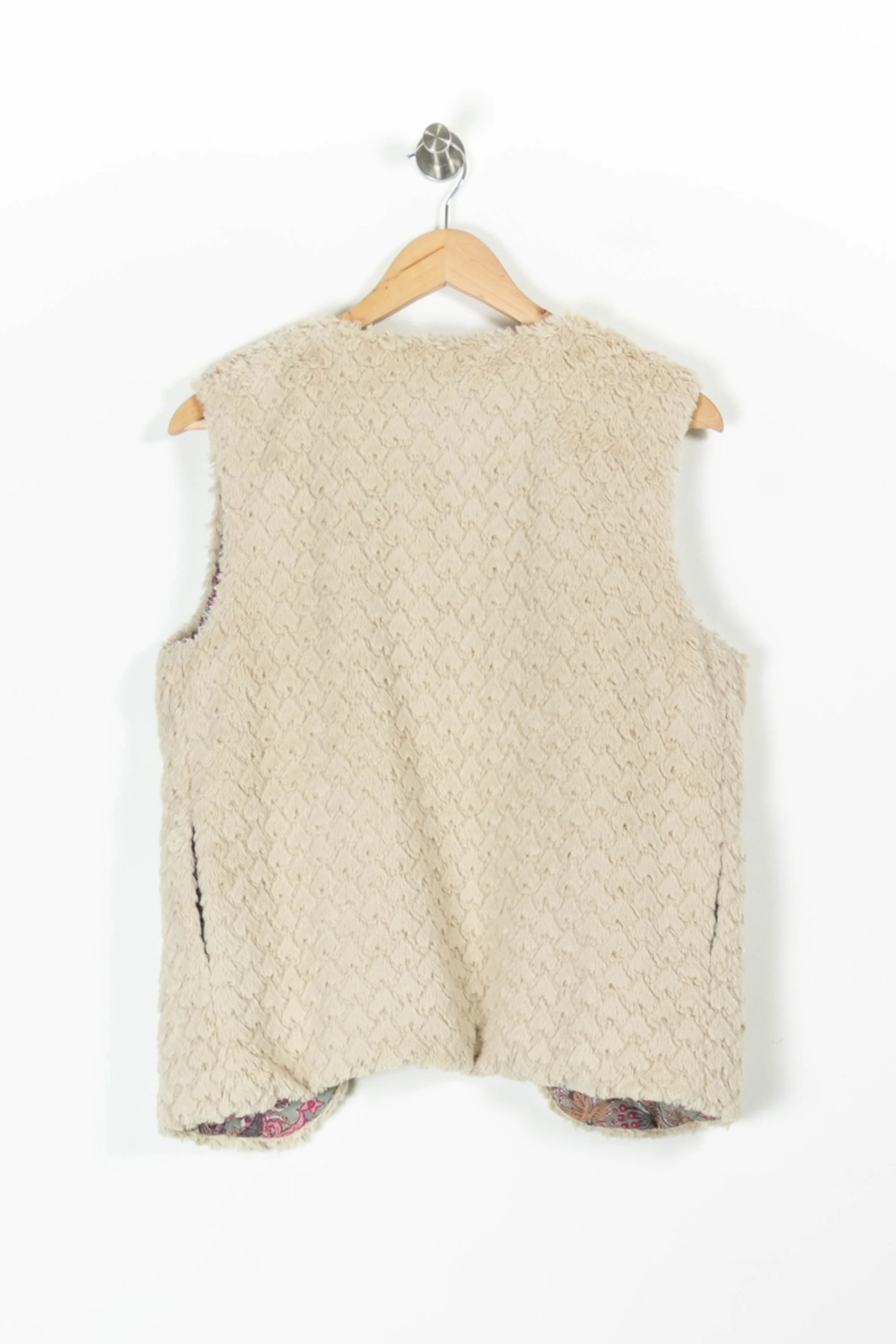 Gilet Sans Manches Beige - Taille S/36 - Image 4