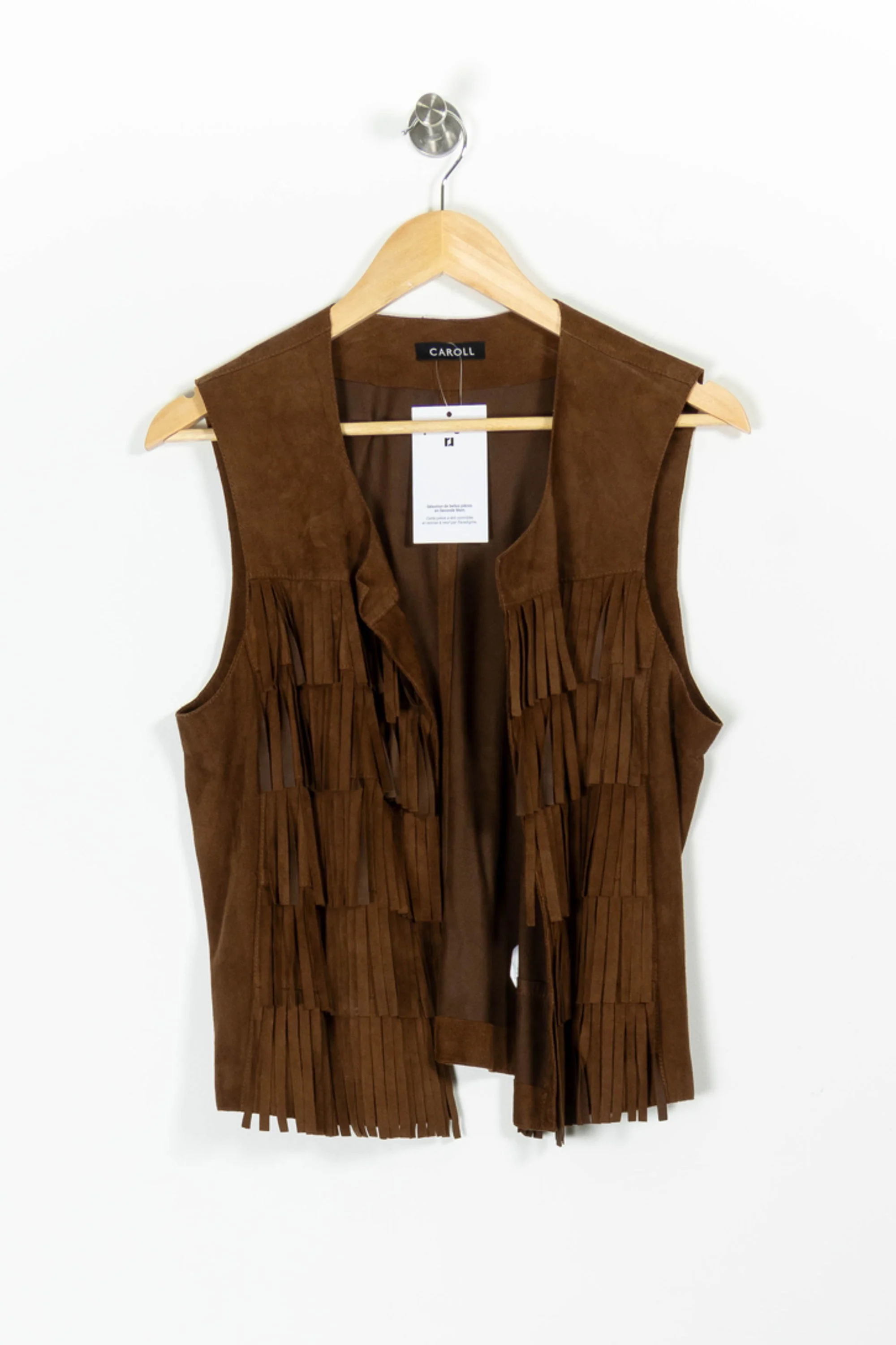 Gilet Sans Manches Marron - Taille L/40 - Image 2