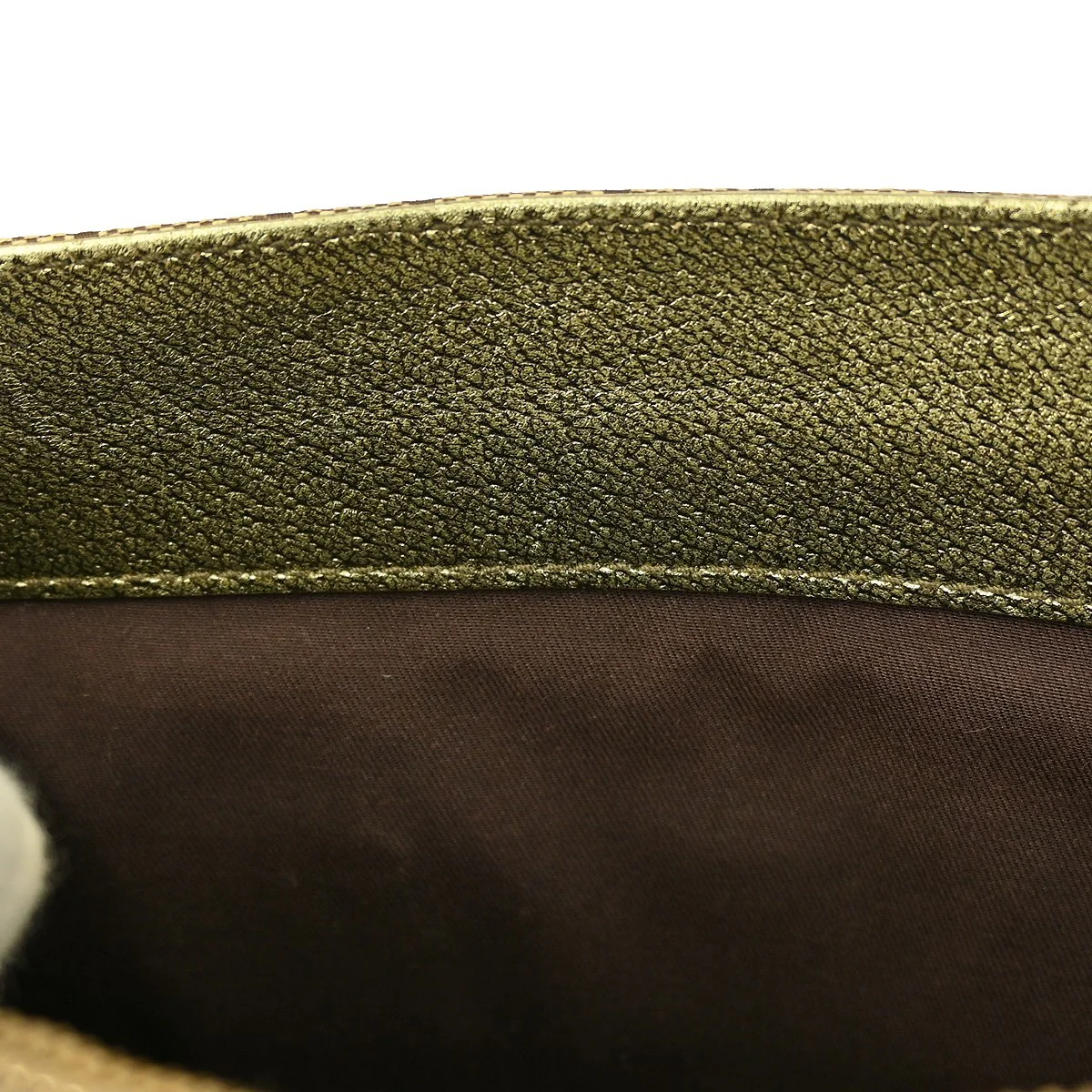 Gucci Belted Bucket Tote GG Canvas with Leather - Image 11