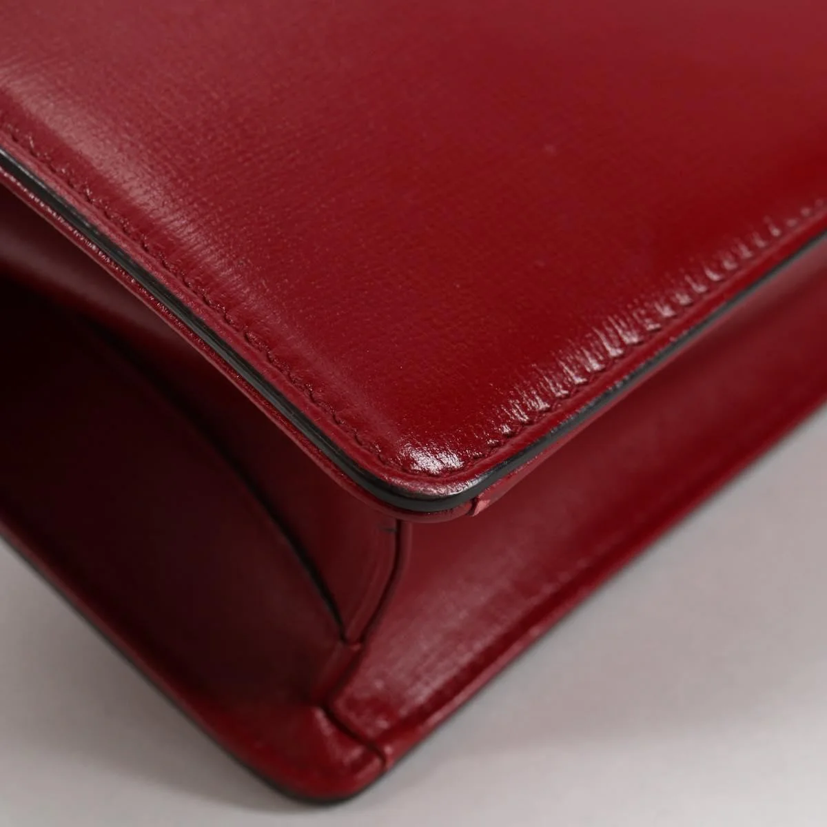 Gucci GG Ring Shoulder Bag Leather - Image 10
